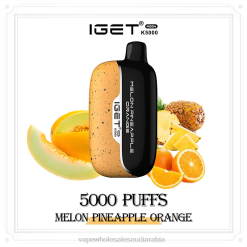 Vape Saudi Arabia Online - IGET Moon k5000 شمام أناناس برتقال 6LF8L13
