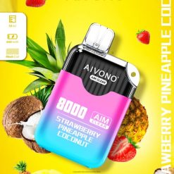 Vape Store Saudi Arabia - Aivono AIM CLEAR 8000 الفراولة والأناناس وجوز الهند 428Z2207